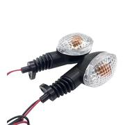 Lot De 2 Clignotants Avant Et Arrière pour Moto pour Y&amaha XT 660 660X 660R 2004-2014 MT-03 2006-2012, Transparents/fumés. Indicateurs De Tournage Clignotants(Clair)
