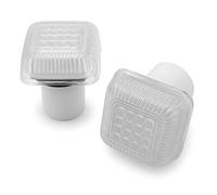 Lot de 2 clignotants latéraux blancs droit et gauche pour Ford Transit Mk3 Fiesta Mk3 Escort Mk4 Mk5 Orion Mk2 Mk3 Sierra Mk2 1034275 1058079 1844913