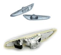 LOT DE 2 CLIGNOTANTS RÉPÉTITEURS D'AILE BLANC CONVIENT POUR : BMW SERIE 1 E81 E82 E87 E88 BMW SERIE 3 E90 E91 E92 BMW X1 E84