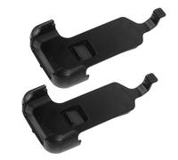 Lot de 2 Clips Arrière pour Interphone en ABS Noir, Usage Extérieur | Design Léger et Polyvalent, Facile à Utiliser, Améliore la Communication au Travail et Lors D’activités