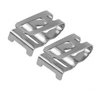 Lot de 2 clips de ceinture avec vis compatibles avec perceuses sans fil Bosch 18 V, tournevis et clés modèle 2609111584