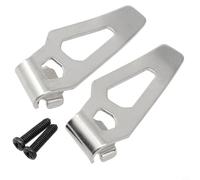 Lot de 2 clips de ceinture carrés pour perceuses et clés 12 V compatibles avec 2453 20 à 2463 20 modèles pour une fixation facile de la ceinture d'outils (2 pièces)