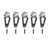 Lot de 2 clips de ceinture pour perceuse 12 V, crochet en métal pour clé carrée, compatible avec les modèles 2453-20 2461-20, convient pour ceinture à outils, lot de 2 (5 pièces)
