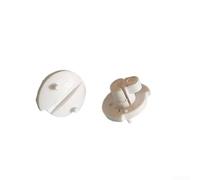 Lot de 2 clips de fermeture d'hiver pour grille d'aération de réfrigérateur Dometic Caravan et modèles DS295176600, fixations de rechange en ABS beige pour fermeture de réfrigérateur