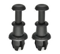 Lot de 2 clips de fixation pour étagère de colis - Noir