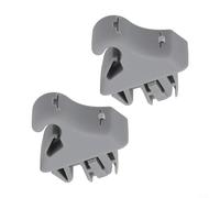 Lot de 2 clips de fixation pour pare-soleil Pajero 2000-2006 pour Pajero - Résistant à l'usure et ne se déforme pas (gris)