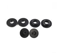 Lot de 2 clips de fixation pour tapis de sol avec construction en nylon et vis d'installation pour voitures, camions, SUV, camionnettes