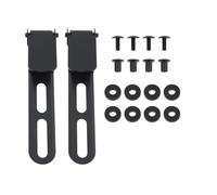 Lot de 2 Clips de Lame Fixe avec Rondelles 85 x 15 mm Noir Clips de Ceinture en Acier Inoxydable pour étui de Ceinture, Compatible avec Kydex IWB IWB K Les étuis Et Les étuis en Cuir de Vache