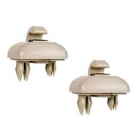 Lot de 2 clips de pare-soleil pour pare-soleil A1 pour A3 et A4 (beige)
