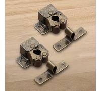 Lot de 2 clips de porte pour armoire à pousser et portes de tiroir à fermeture douce avec caoutchouc résistant à l'usure (vert ancien)