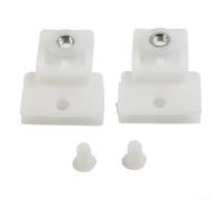 Lot de 2 clips de rail de porte en verre blanc pour Isuzu pour D-Max 2007-2011, pour Rodeo 2007-2011, pour Holden For Rodeo 2003-2019, en plastique ABS pour guide de lève-vitre, avant arrière gauche