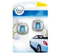 Lot de 2 clips désodorisants Febreze pour voiture - Parfum "coton frais"