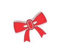 Lot de 2 clips en silicone pour casque Tonies - Décoration 3D - Accessoires de jeu antidérapants - Rouge