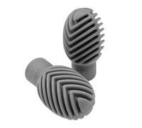 Lot de 2 clips flexibles en silicone pour baguettes de percussion pour instruments à percussion Protège les baguettes de tambour de l'usure du tampon de tambour en silicone
