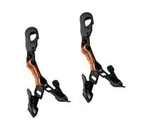 Lot De 2 Clips pour Porte-Gants De Pompiers avec Mousqueton Et Boucles Rotatives pour Une Fixation Facile À Divers Articles.