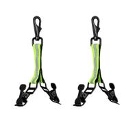 Lot De 2 Clips pour Porte-Gants De Pompiers avec Mousqueton Et Boucles Rotatives pour Une Fixation Facile À Divers Articles.
