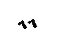 Lot de 2 clips vitre Four, cuisinière 72X0273, BRANDT, SAUTER, FAGOR, ASKO, THOMSON, BLANCO, MASTERCOOK, ARISTON HOTPOINT, SANGIORGIO, NOVY, PELGRIM,