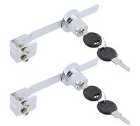 Lot de 2 cliquets de rechange antivol pour porte coulissante en verre facile à installer