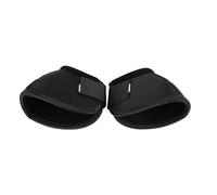 Lot de 2 Cloches de Cheval en Tissu Oxford, durables, Respirantes et antidérapantes, pour Une Protection optimale des Sabots, idéales pour l'entraînement, Les compétitions et Les (Noir)