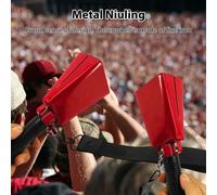 Lot de 2 cloches de vache de 9 pouces avec poignée - Sonnettes pour sports, fêtes et événements