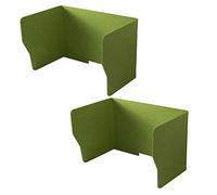 Lot de 2 cloisons de bureau autonomes pliables pour bureaux de 50,8 cm à 101,6 cm, idéal pour une utilisation au bureau/salle de classe/bibliothèque