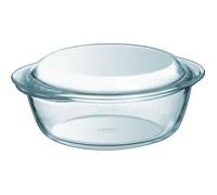 Lot De 2 Cocottes - Pyrex - Verre - Rond - 1,6 L Transparent