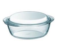 Lot de 2 cocottes - PYREX - Verre - Rond - 2,3 L