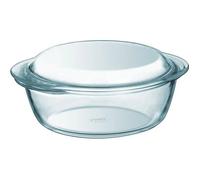 Lot De 2 Cocottes - Pyrex - Verre - Rond - 2,3 L Transparent