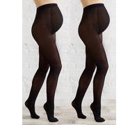 Lot de 2 collants opaques de grossesse lot noir 3