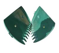 Lot de 2 collecteurs de feuilles de jardin, 34 x 26 cm, en plastique avec poignées, pelle à feuilles, râteau de jardin réutilisable pour feuilles, déchets de jardin