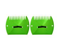 Lot de 2 collecteurs de feuilles ergonomiques pour un nettoyage d'automne sans effort dans les jardins, outils de jardinage