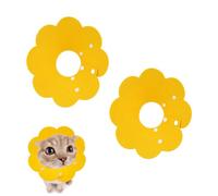 Lot de 2 Collerette pour Chat, Colerette Chat Anti Lechage Rréglable Anti-Morsure Protection Collerette, Colliers pour Animaux de Compagnie, Utilisé pour la Récupération Postopératoire