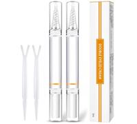 Lot de 2 colles doubles pour paupières, formule crémeuse invisible pour soulever les paupières avec outil applicateur pour yeux cagoulés, simples et doubles intérieures - Colle pour yeux