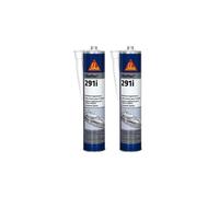 Lot de 2 colles mastic marine SIKA Sikaflex 291i - Blanc - 300ml