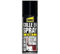 Lot de 2 Colles universelle en spray 3 en 1 : permanent, ajustable, repositionnable, 200ml