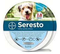 Lot de 2 - Collier Seresto Anti-Puces et Anti-Tiques pour Petits Chiens - Moins de 8 kg