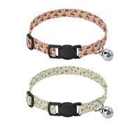 Lot de 2 colliers à boucle à dégagement rapide pour chiens filles et garçons, singe, bateau, océan, avocat, cœur