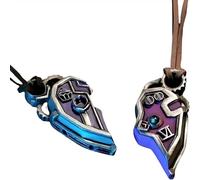 Lot de 2 colliers arcanes, collier pour couple, style hip-hop punk, cadeau de Saint-Valentin