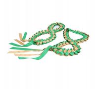 Lot De 2 Colliers De Remise De Diplôme Leis Tressés Bicolores 4s