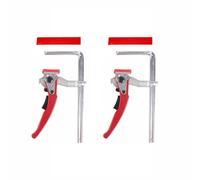 Lot de 2 colliers de scie à cliquet en acier avec couvercle de protection pour table trouée et système de rail de guidage (303 mm)