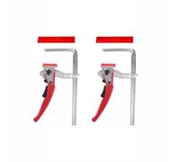 Lot de 2 colliers de scie à cliquet en acier avec couvercle de protection pour table trouée et système de rail de guidage (253 mm)