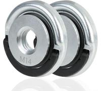 Lot de 2 colliers de serrage à dégagement rapide pour meuleuse d'angle, design autobloquant pour un meulage efficace et un échange de roue