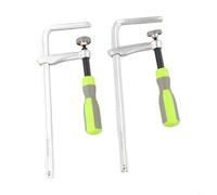 Lot de 2 colliers de serrage à queue d'aronde en T 200 x 60 mm, ensemble de pinces de précision pour le travail du bois avec force de 258,5 kg, réglage rapide pour fixation de rainures de bureau