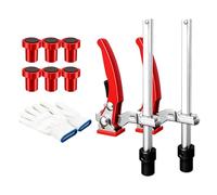 Lot de 2 colliers de serrage bas en acier 20 mm