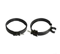 Lot de 2 colliers de serrage compatibles avec BR450 BR700 BR800 Part 4282-708-8704 4282-708-8703 Construction en plastique sécurisé Fixation antidérapante Installation facile pour sac à dos Souffleurs