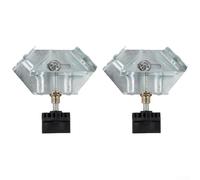 Lot de 2 colliers de serrage d'angle en acier inoxydable 430 supportant l'alignement à 90 degrés dans la production de petits lots et la fabrication amateur (A)