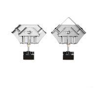 Lot de 2 colliers de serrage d'angle en acier inoxydable 430 supportant un maintien à 90 degrés pour le collage, le soudage et la construction modulaire (C)