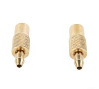 Lot de 2 colliers de serrage en laiton pour pompe à air de 6 mm