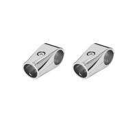 Lot de 2 colliers de serrage en T pour clôture, bateau, échafaudage, diamètre intérieur 25 mm