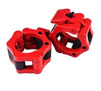 Lot de 2 colliers de serrage olympiques pour barre d'haltérophilie, barre d'haltérophilie, libération rapide, boucle d'haltère professionnelle pour gym, exercice, fitness, bodybuilding 50 mm